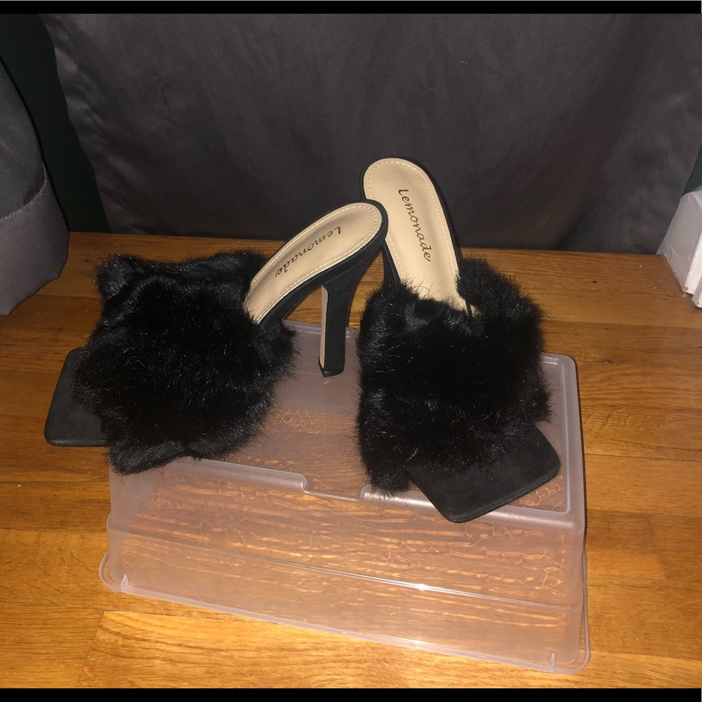 Slipper Heels (fuzzy)